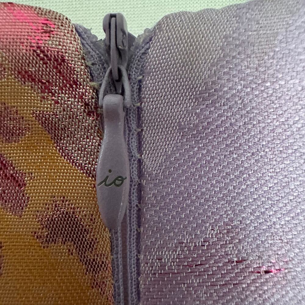 Io Couture Floral Foliage Pastel Fit & Flare Pleated Structured Mini Dress US 40 - Picture 5 of 12